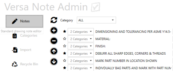 Versa Note User Guide – SolidWorks Drawing & MBD Notes Add-in